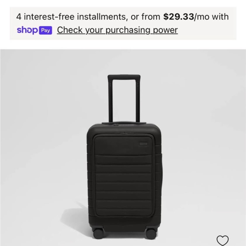 AWAY Carry-on Luggage - NWT and in shipping box